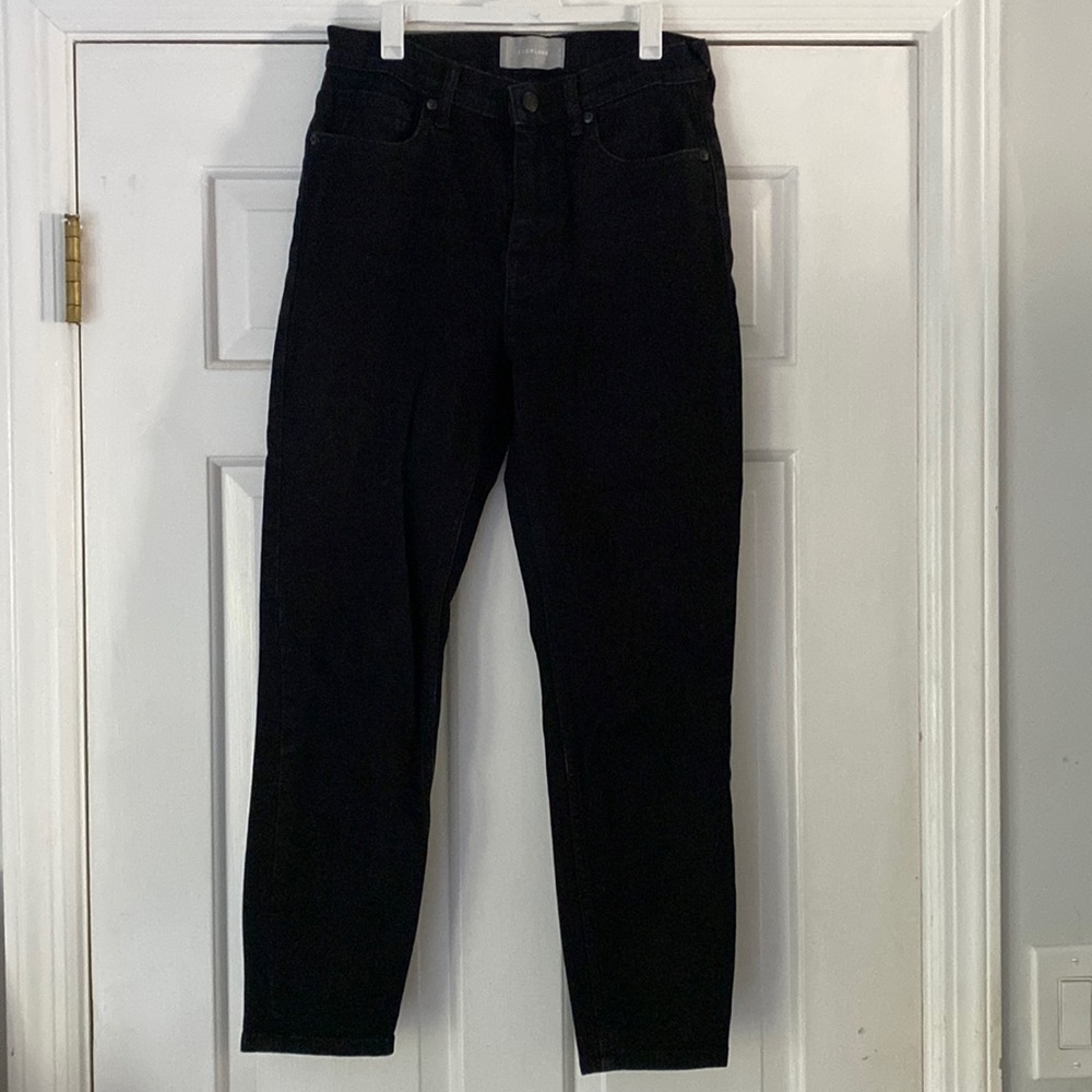 Black ankle Everlane jeans